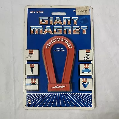 VTG 1985 Model 6.097 The Original Giant Magnet Smethport Specialty NOS 80s Toy • $9.99