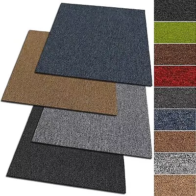 20 X Carpet Tiles 5m2 Commercial Retail Office Home Shop Premium Flooring • £29.99