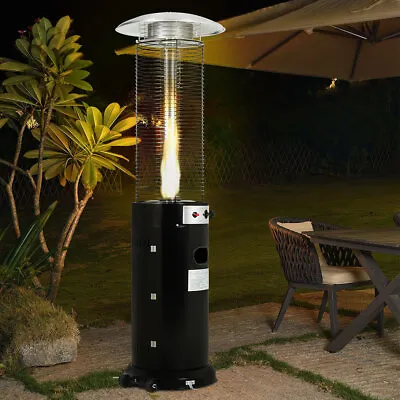 £49.95 • Buy Garden Patio Cylinder Gas Heater 13KW Free Standing Outdoor Anti-Tilt Warmer