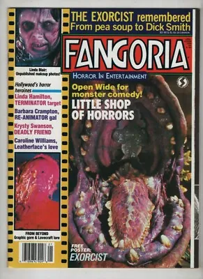 Fangoria Mag Little Shop Of Horrors The Exorcist #60 January 1987 051921nonr • $19.48