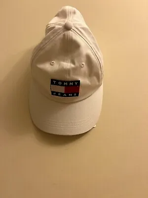 Tommy Hilfiger Tommy Jeans Heritage Cap White One Size Never Worn BRAND NEW • $35