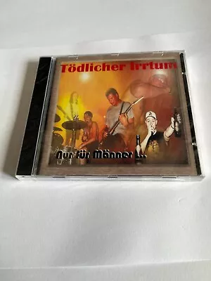 TODLICHER IRRTUM - Nur Fur Manner CD Punk / Oi! NEW SEALED • £6.95