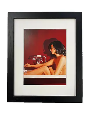 Jack Vettriano FRAMED Print Night Preperations Black Frame Sexy Erotic RARE • £18.75