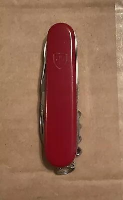 Vintage Victorinox Swiss Army Knife Multi Tool Red Stainless Steel Switzerland • $39.99