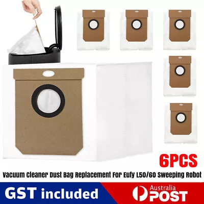 NEW Dust Bags Sweeping Robot Accessories For Eufy L50 L60 Vacuum Cleaner 6 PCS • $25.82