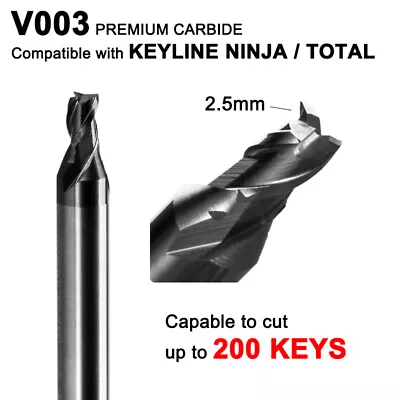 V003 Key Laser Cutter Compatible With Keyline Ninja Versa Total 2.5mm RIC05048B • $35