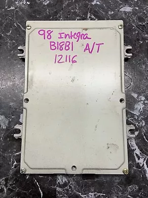 ✅98 ACURA INTEGRA B18b1 NON VTEC AUTOMATIC ENGINE COMPUTER ECU 37820-P75-A54❗️ • $54.95