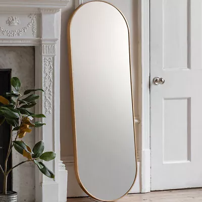 Gallery Yardley Gold Leaner Mirror 50 X 150 Cm • £168.99