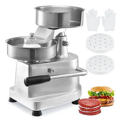 VEVOR 6  Commercial Burger Patty Maker Hamburger Meat Press Forming Machine • £94.79