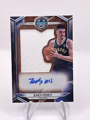 2023 Bowman's Best U Zach Edey Jumbo Patch Auto RPA Purdue • $99.99