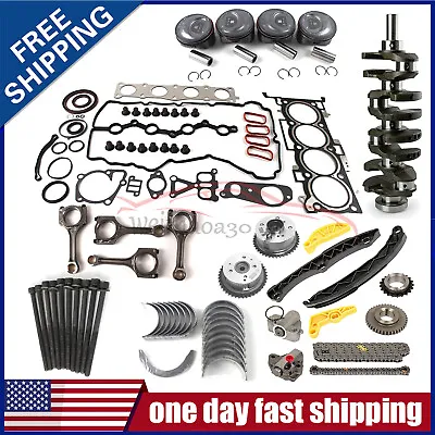 G4KJ 2.4L Engine Rebuild Overhaul Kit- Crankshaft/Piston/Timing For Kia Hyundai • $500