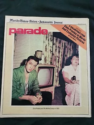 Vtg Elvis Presley Collectors Special 1978 Florida Times Union Parade Newspaper • $14.99