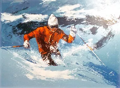 POWDER SKIER - Mint Serigraph S/n By Mark King • $459