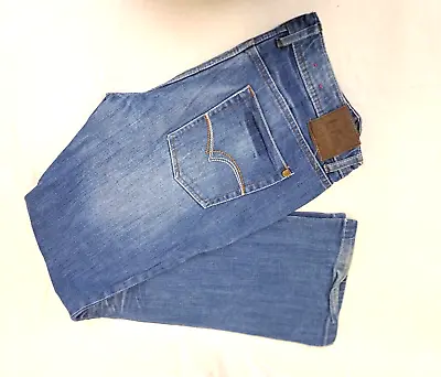 £12 • Buy Lee Cooper Womens Blue Denim Jeans Size UK 12 Waist 32 Leg 30