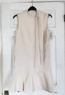 Valentino Cream White Wedding Occasion Cocktail Dress Size 44 Italian Made. • £130