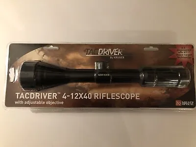 Kruger TacDriver 4-12x40 Rifle Scope AO 1” Duplex Long Eye Relief Weaver Vortex • $35