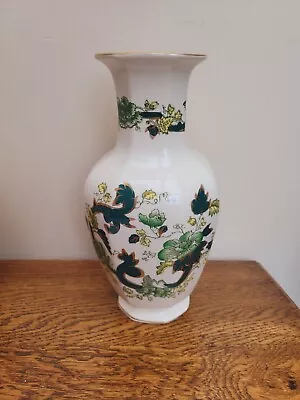 Masons Ironstone Green Chartreuse  10  Indian Vase • £15