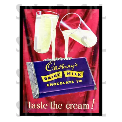  Cadbury's Metal SIGN RETRO Kitchen GARAGE BAR PUB MAN CAVE • £3.95