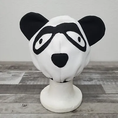 Mental Headgear Panda Bear Face Helmet Cover Fleece Hat Ski Snowboard One Size • $35