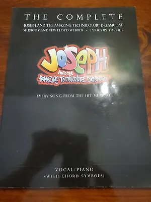The Complete Joseph & The Amazing Technicolour Dreamcoat Sheet Music Book) • £4.99