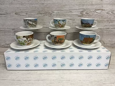 Set Of 6 New Cappuccino Cups Château Valmont Boxed • £26