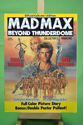 MAD MAX : BEYOND THUNDERDOME COLLECTOR'S MAGAZINE Warner Brothers 1985      C921 • £12.97