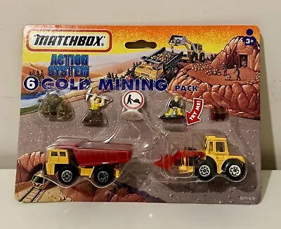 Matchbox Twin Pack - Action System No 6 Gold  Mining Set - VGC Sealed • £16