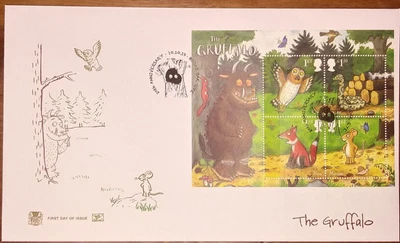 £4.89 • Buy GB 2019 THE GRUFFALO M/S STUART FDC SUPERB With Broad Oak Rye SHS See Scan