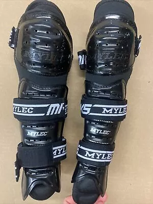Mylec MK5 9  Pro Roller Hockey Dek Hockey Street Hockey Shinguards/Kneepads • $31.50