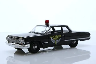 1964 Chevy Biscayne Ohio State Highway Patrol Police Car 164 Scale Diecast Model • $13.95