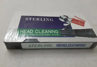 Sterling Dry Type VCR Video Cassette Tape Head Cleaner - New Sealed • $15