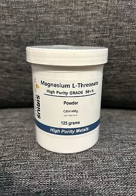 Sirius Metals Magnesium L-Threonate High Purity Grade Powder 125 Grams  • $40