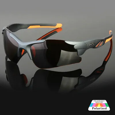 X-Loop Polarized Wrap Sunglasses Mens Sport Fishing Golfing Glasses Tac Lens • $11.98