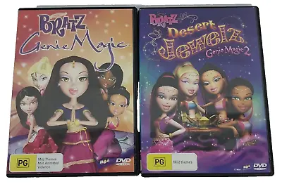Bratz Genie Magic DVD & Dessert Jewels Genie Magic 2 DVD Bundle Lot • $33
