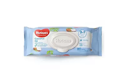 Huggies Coconut Wipes 80 • $8.99