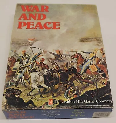 War And Peace: The Game Of The Napoleonic Wars - 1980 - 1st Ed. - Punched/Played • £45