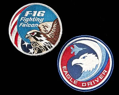 USAF F-16 Viper & F-15 Eagle Patches Fighter Iraq Afghanistan US Seller • $10.99