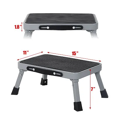 Caravan Entry Step Stool Camping Portable Accessories Door Mat RV Steps • £17.09