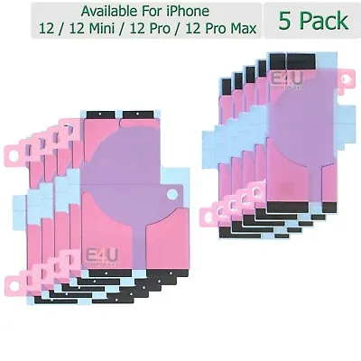 5x IPhone 12 Mini 12 Pro Max Battery Adhesive Internal Battery Bonding Tape Glue • £2.95