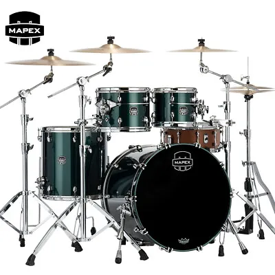 Mapex Saturn Evolution Classic Maple 4-PC Shell Pack Brunswick Green SE529XEMPQ • $2579