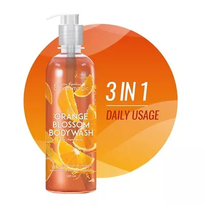 Aroma Magic 3 In 1 Orange Blossom Bodywash 220ml Cleans Brightens & Smoothens • $15.99