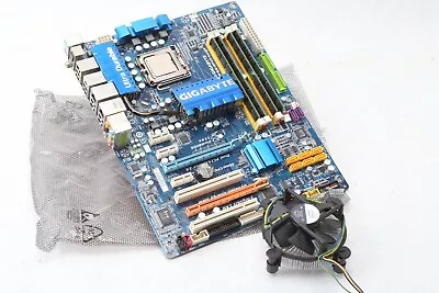 Gigabyte GA-EP45-UD3P Motherboard LGA775 + 8gb RAM/Intel Q8400 2.66ghz CPU E42 • $99.99