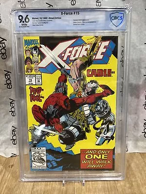 X-Force (1st Series) #15 Cbcs 9.6 Not Cgc WP) New Slab | Marvel Comics 1992 • $35