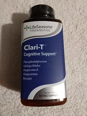 Life Seasons Clari-T Cognitive Support Capsule - 60 Count Exp 07/2025 • $19.99