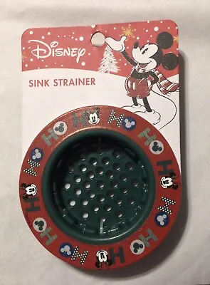 Disney Mickey Mouse Christmas Kitchen Sink Strainer Ho Ho Ho Holiday New • $15