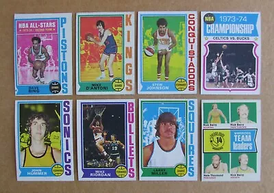 1974-75 Topps Basketball Card Singles Complete Your Set U-pick Updated 4/4 • $1.95