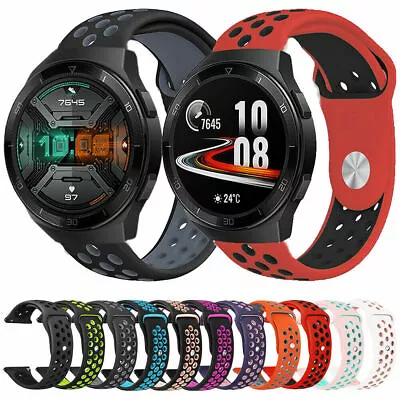 Wristwatch Silicone Strap For Huawei Watch GT 2e/GT3/PRO/GT 2/42/46mm Sport Band • £3.70