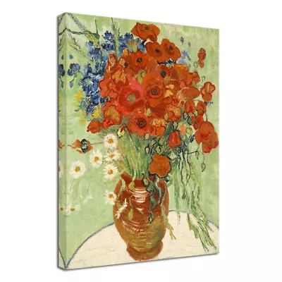 Canvas Wall Art Van Gogh Painting Print Repro Picture Home Decor Flowers 12x16 • $4.89