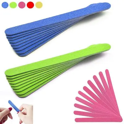 120 PC LOT Professional Double Sided Nail Files Emery Board Manicure Pedicure • $14.02