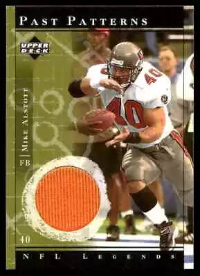 2001 Upper Deck Legends Past Patterns Jersey Mike Alstott Patch Bucs #PP-MA C48 • $2